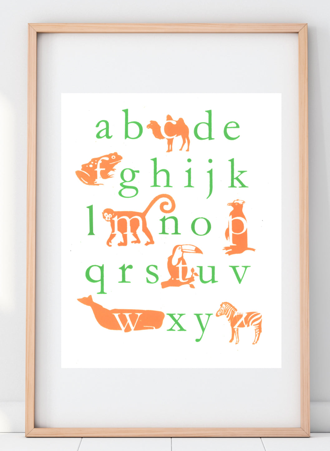 Original Silkscreen Print "Hidden Alphabet"