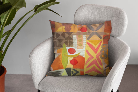 Afro Modern Art Pillow "MEMORY"