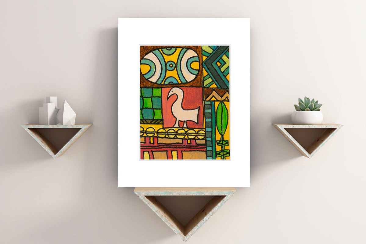 Afro Modern Art Print "SHIELD"