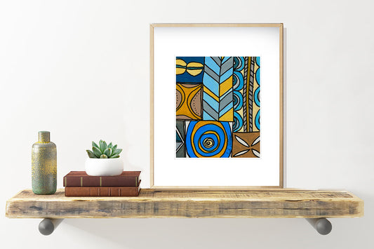 Afro Modern Print "GREATNESS"