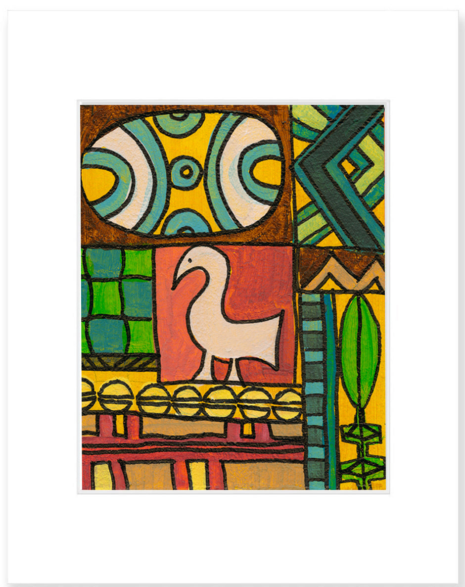 Afro Modern Art Print "SHIELD"
